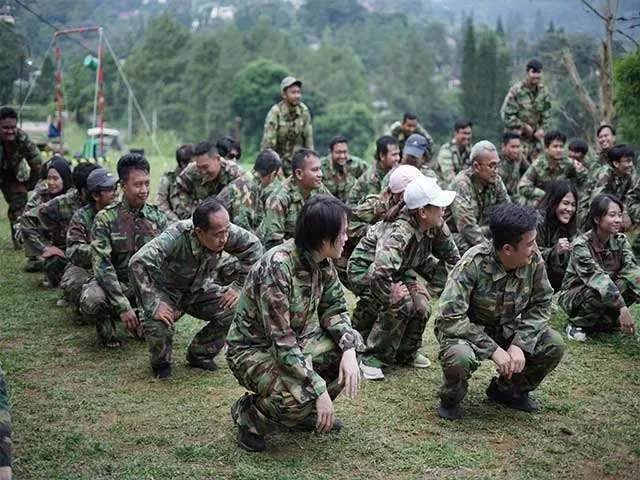 Suasana arena paintball Puncak Bogor 1