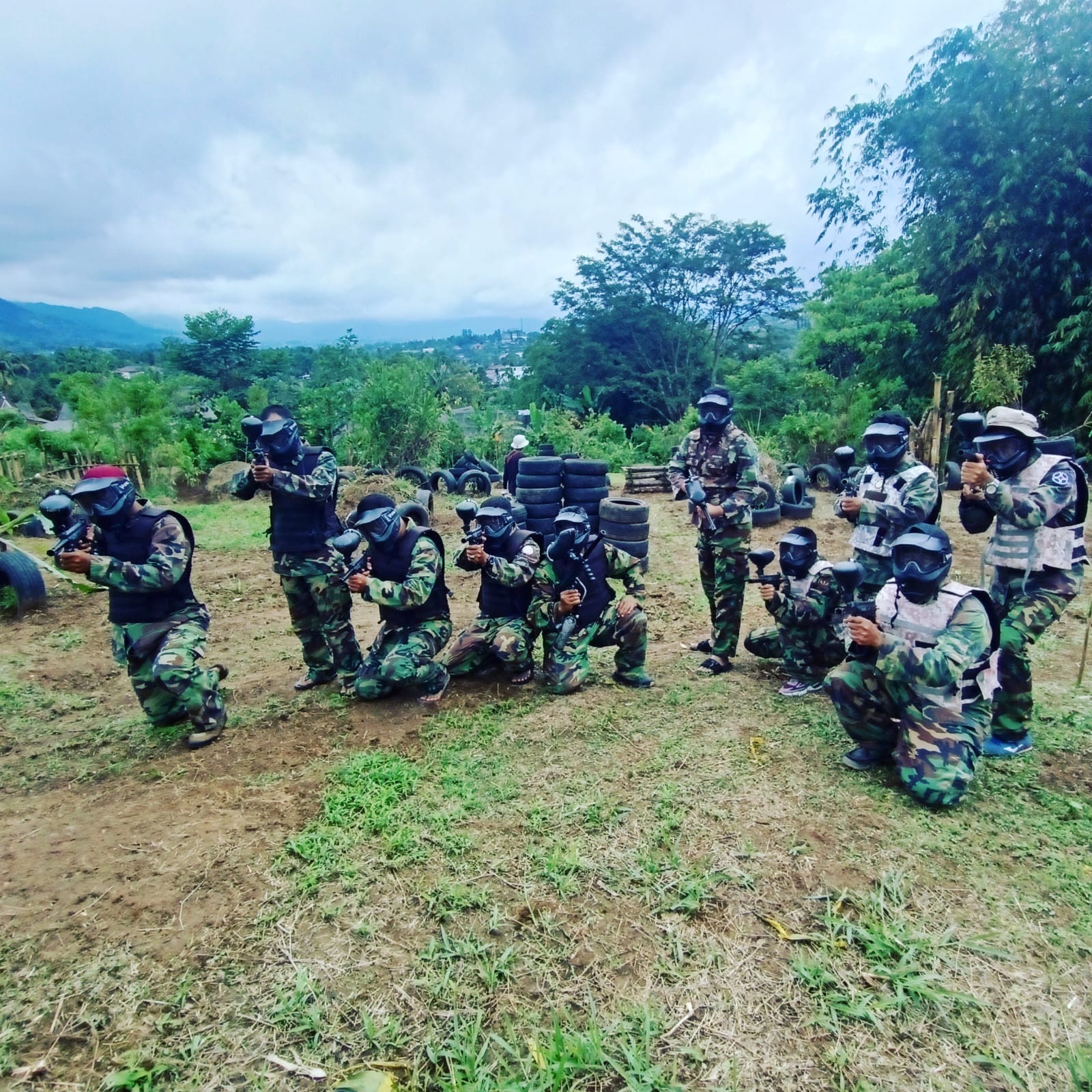 Wisata Paintball di Puncak