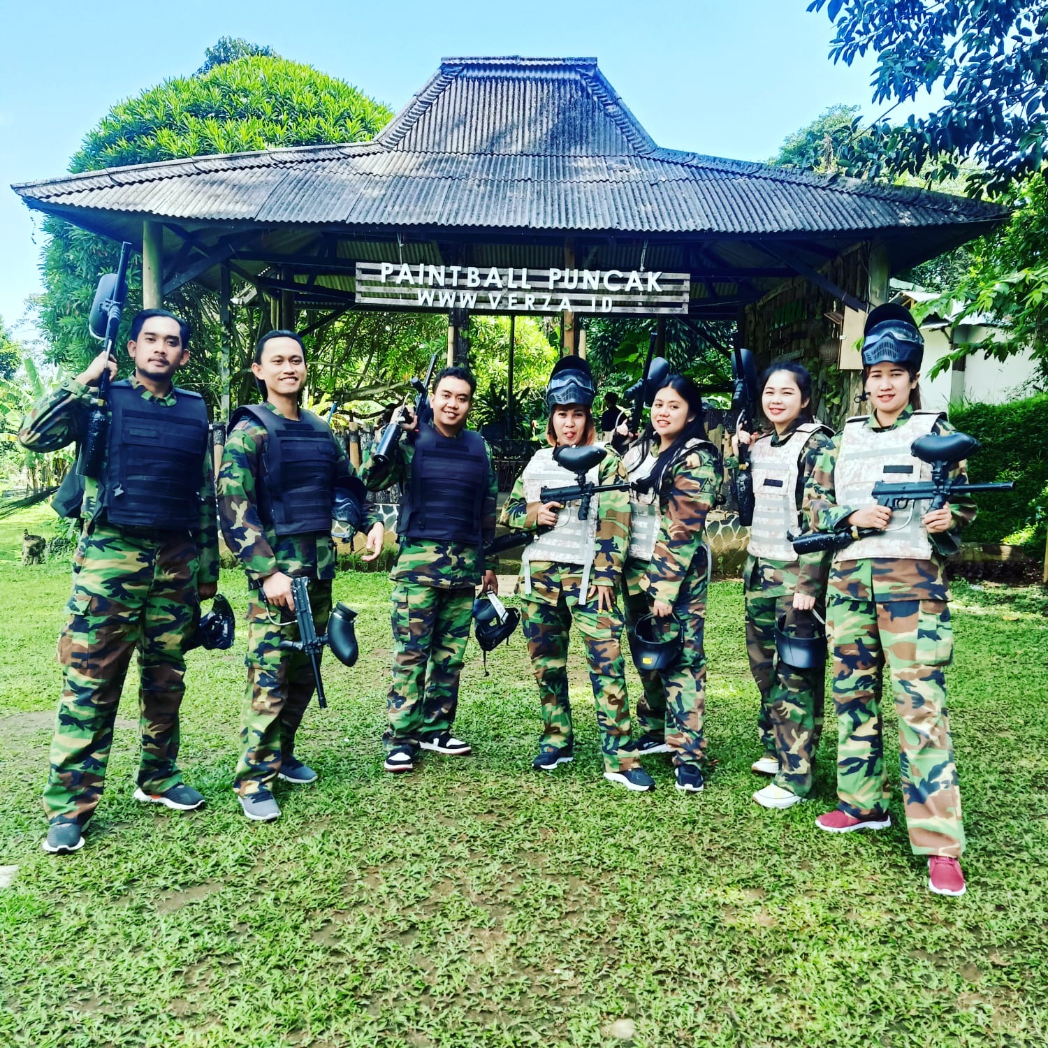 Wisata Paintball di Puncak